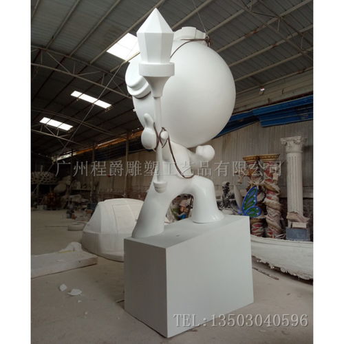 定制大型卡通道具公仔 卡通玻璃鋼公仔擺件 ,廣州市番禺區(qū)石壁程爵雕塑工藝品廠(chǎng)